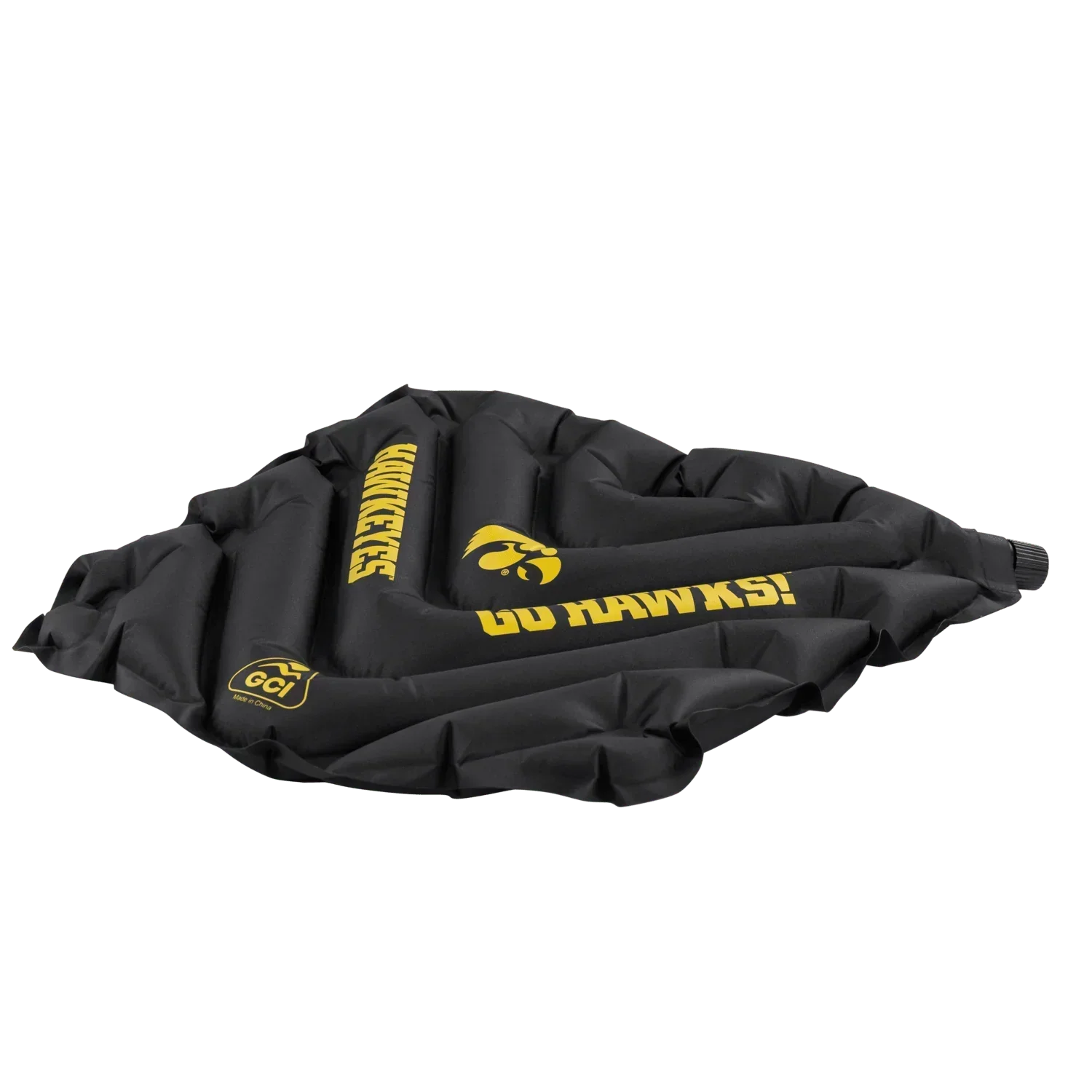 College V Seat™ Inflatable Stadium Cushion - Iowa Hawkeyes - Pit Lane Comfort