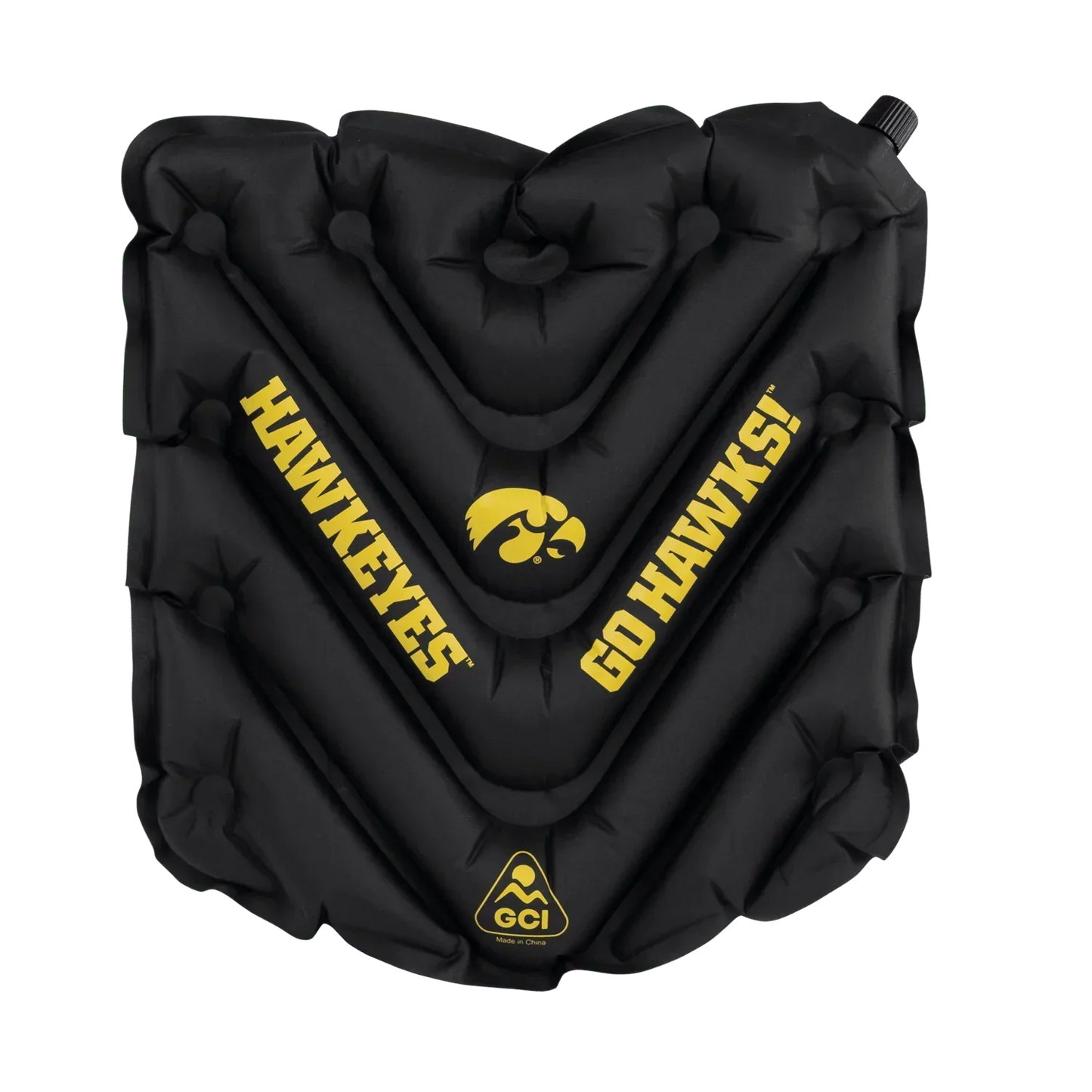 College V Seat™ Inflatable Stadium Cushion - Iowa Hawkeyes - Trackside Fit