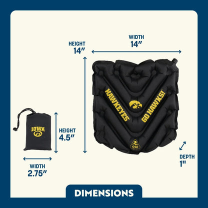 College V Seat™ Inflatable Stadium Cushion - Iowa Hawkeyes - Trackside Fit