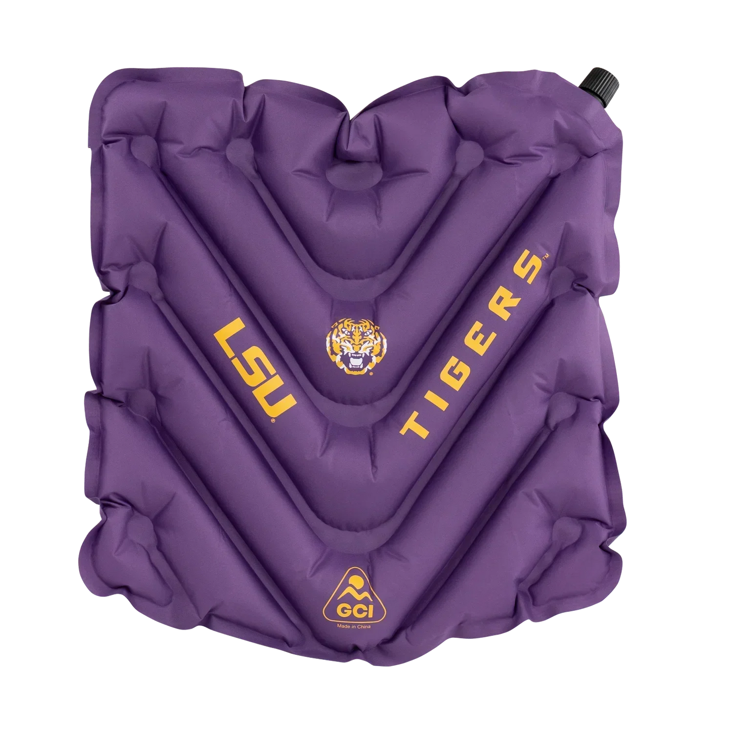 College V Seat™ Inflatable Stadium Cushion - LSU Tigers - Fan Lane Support