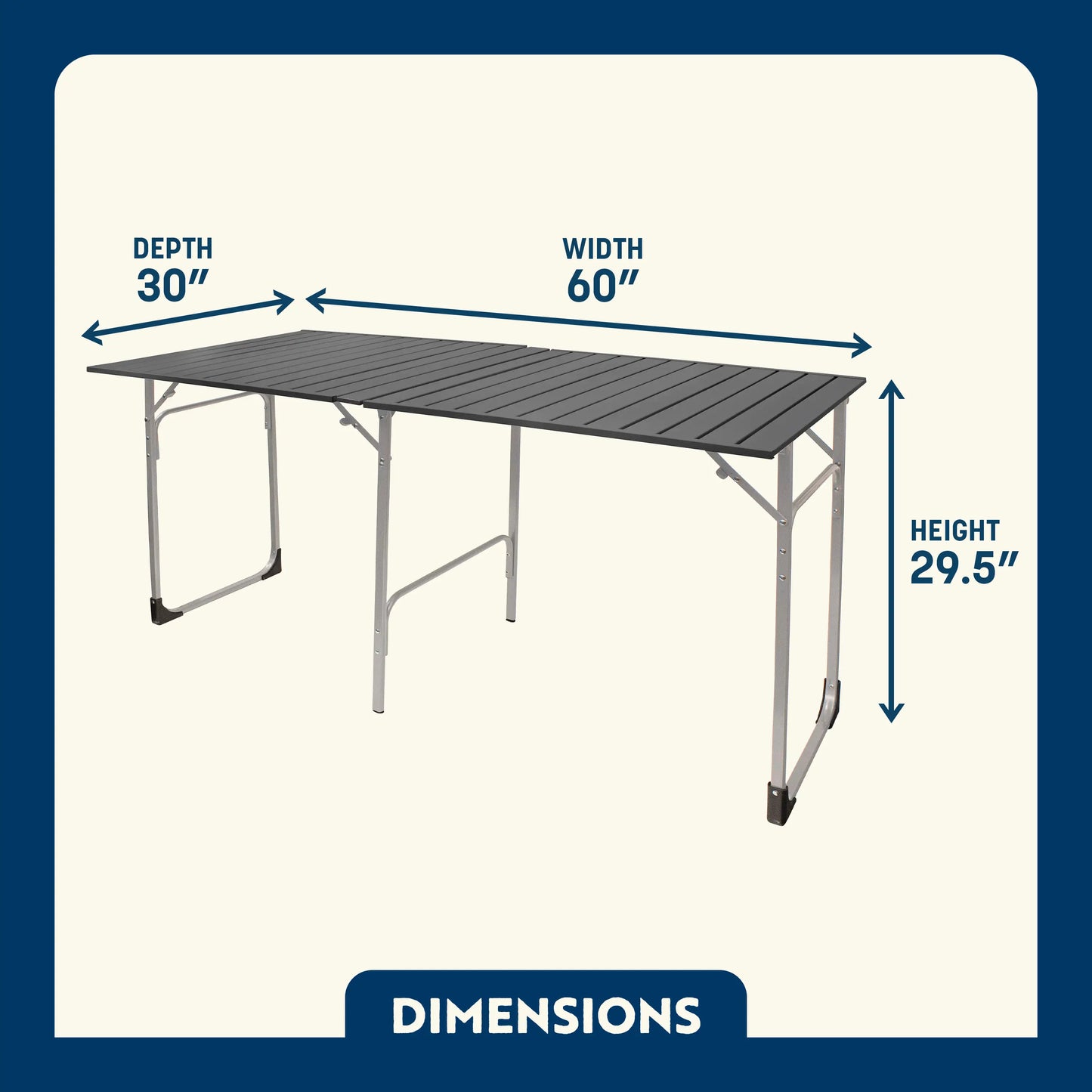 Slim-Fold Table XL™ - Patio Station