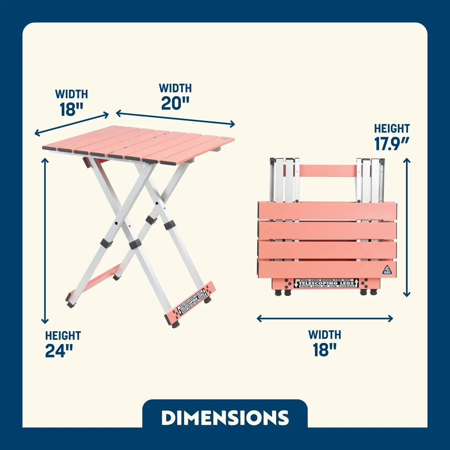 Compact Camp Table 20™ - Trail Pack