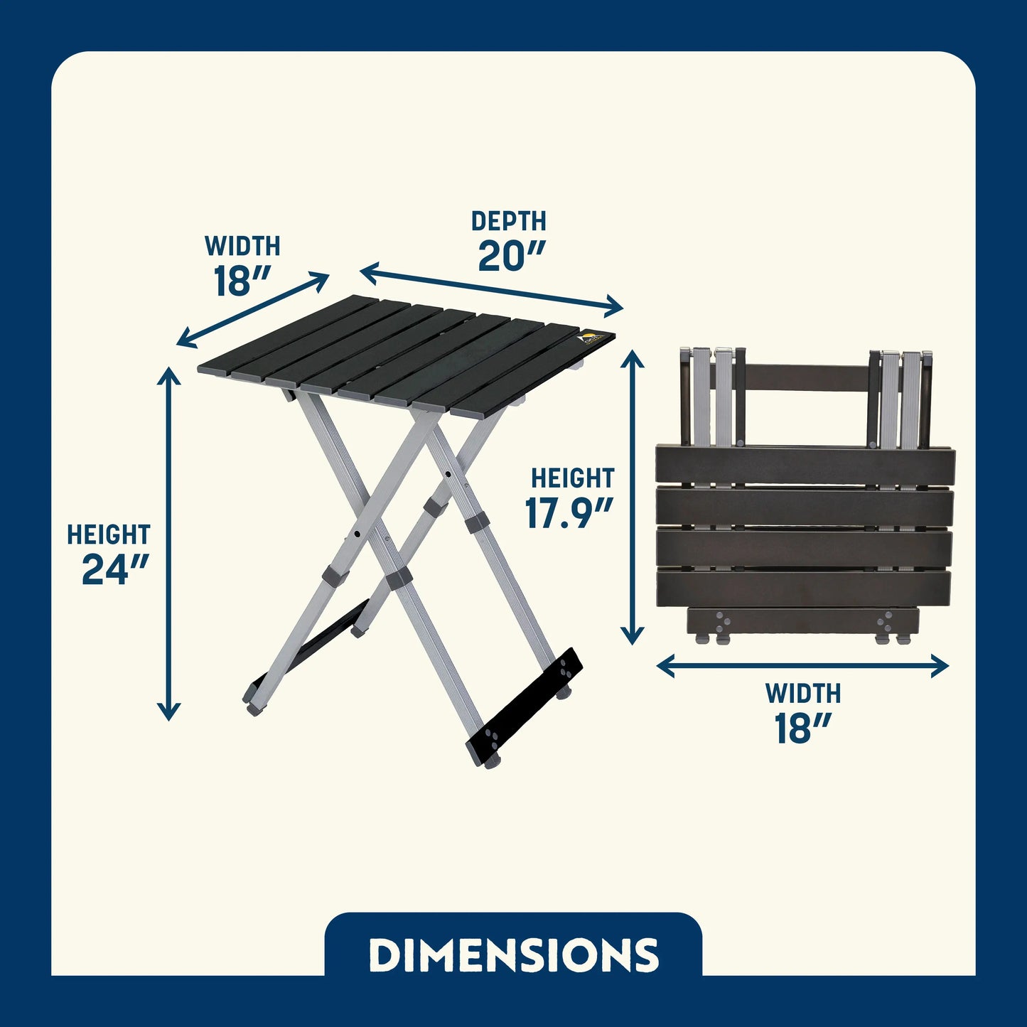 Compact Camp Table 20™ - Trail Pack