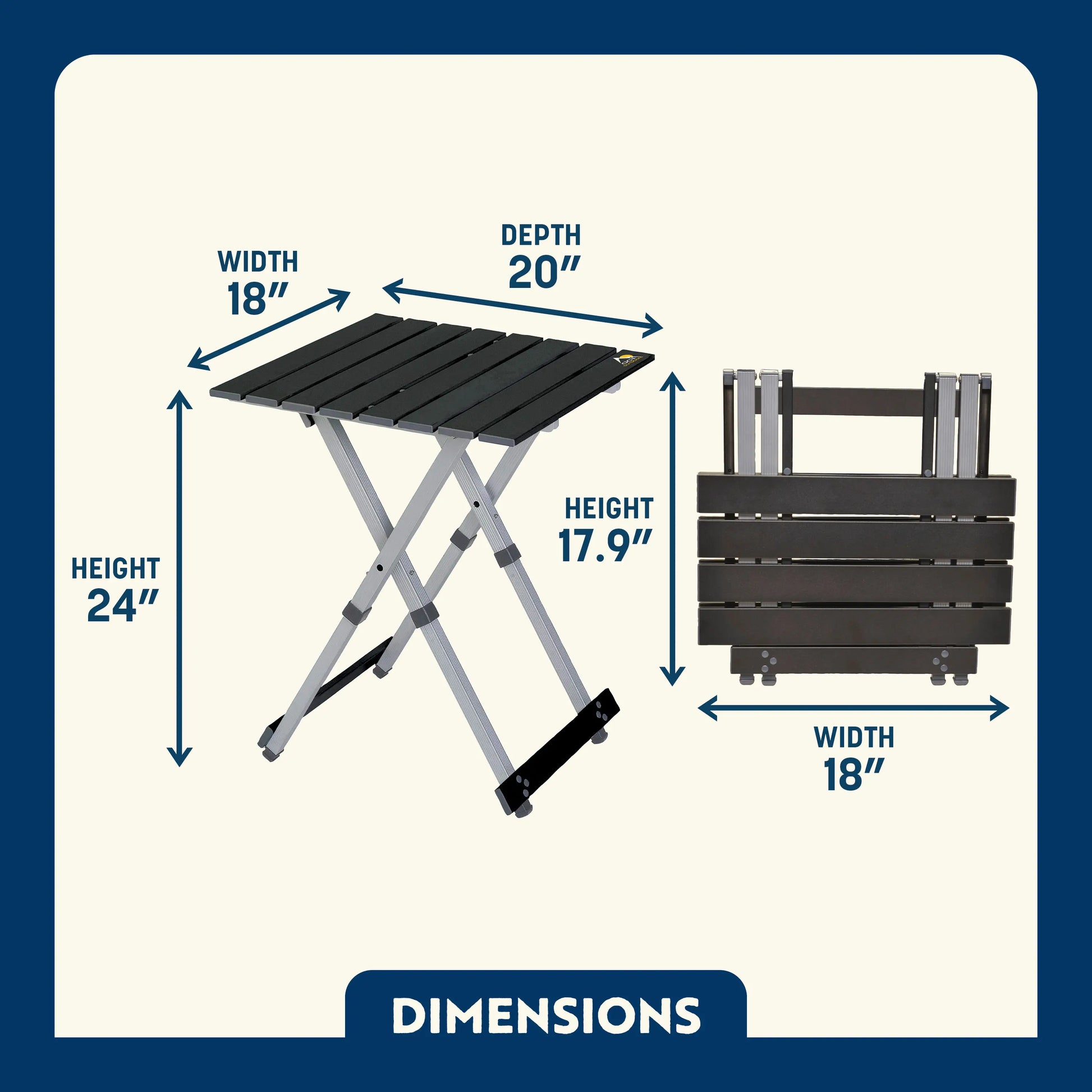 Compact Camp Table 20™ - Trail Pack