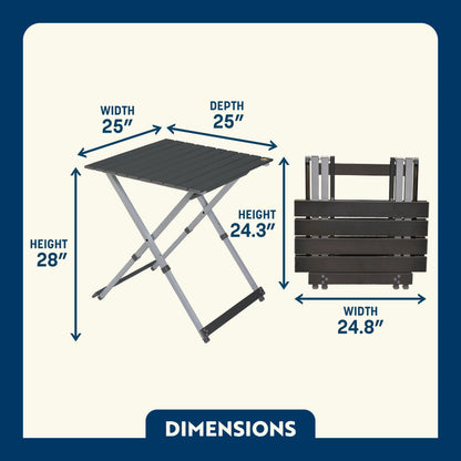 Compact Camp Table 25™ - Weekend Carry