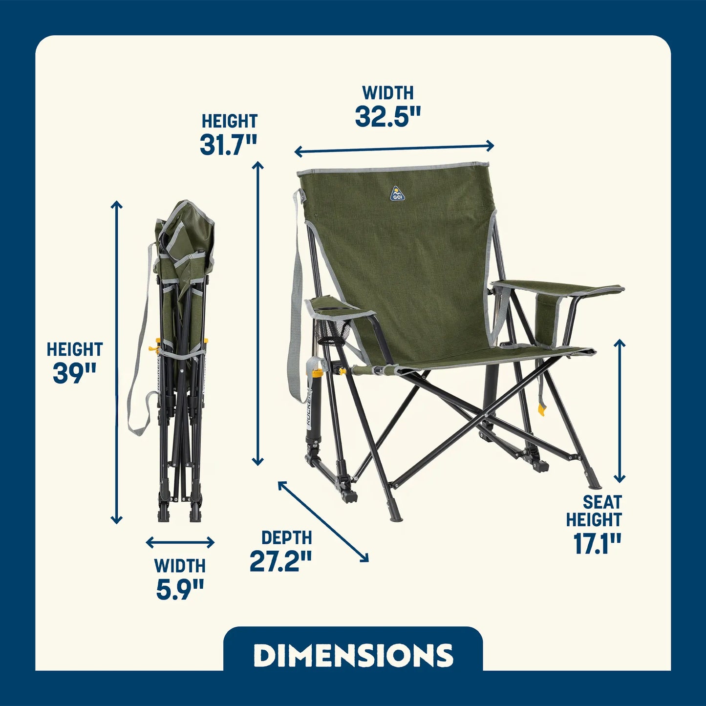 Kickback Rocker™ - Patio Retreat