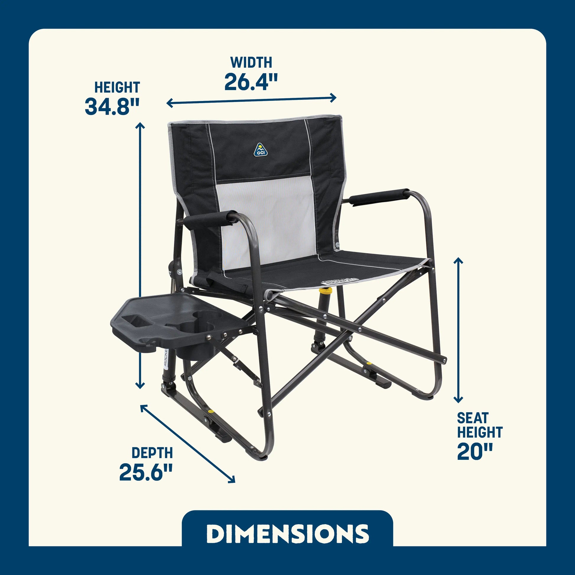 Freestyle Rocker XL™ with Side Table - Trail Station