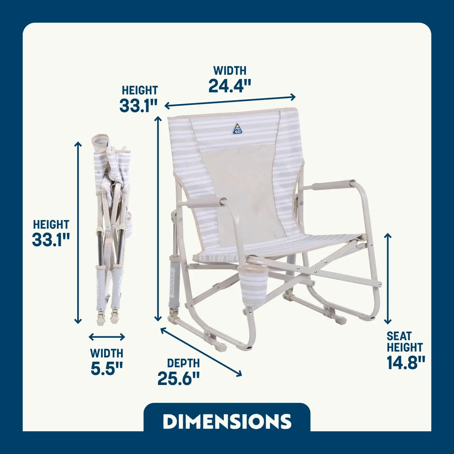 Beach Rocker™ - Sand Retreat