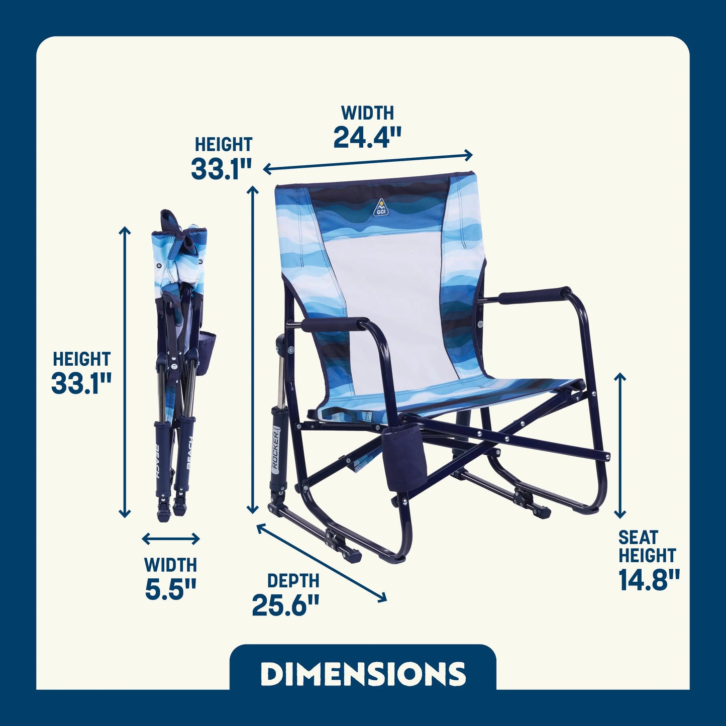 Beach Rocker™ - Sand Retreat