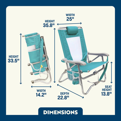Bi-Fold Beach Chair™ - Coast Retreat