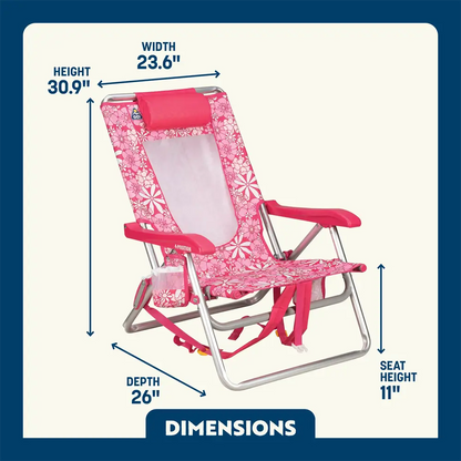 Backpack Beach Chair™ - Seaside Breeze
