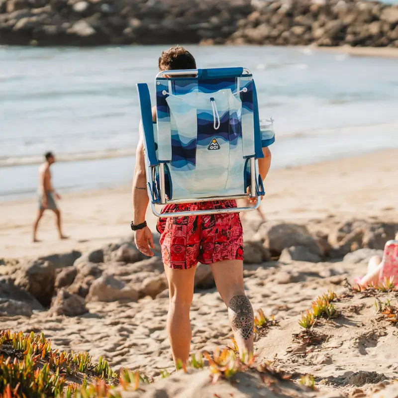 Backpack Beach Chair™ - Seaside Breeze