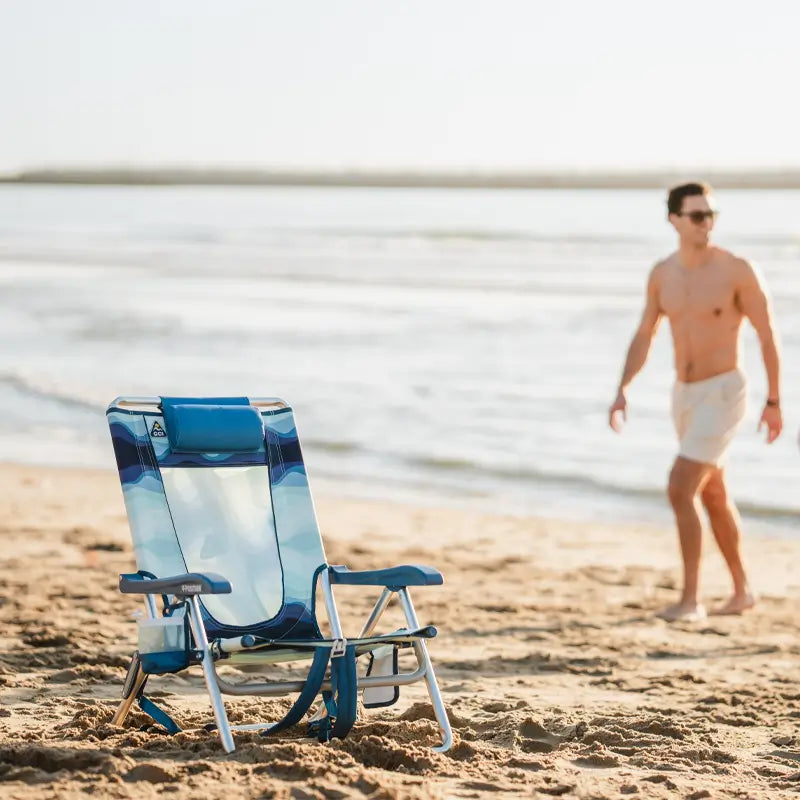 Backpack Beach Chair™ - Seaside Breeze