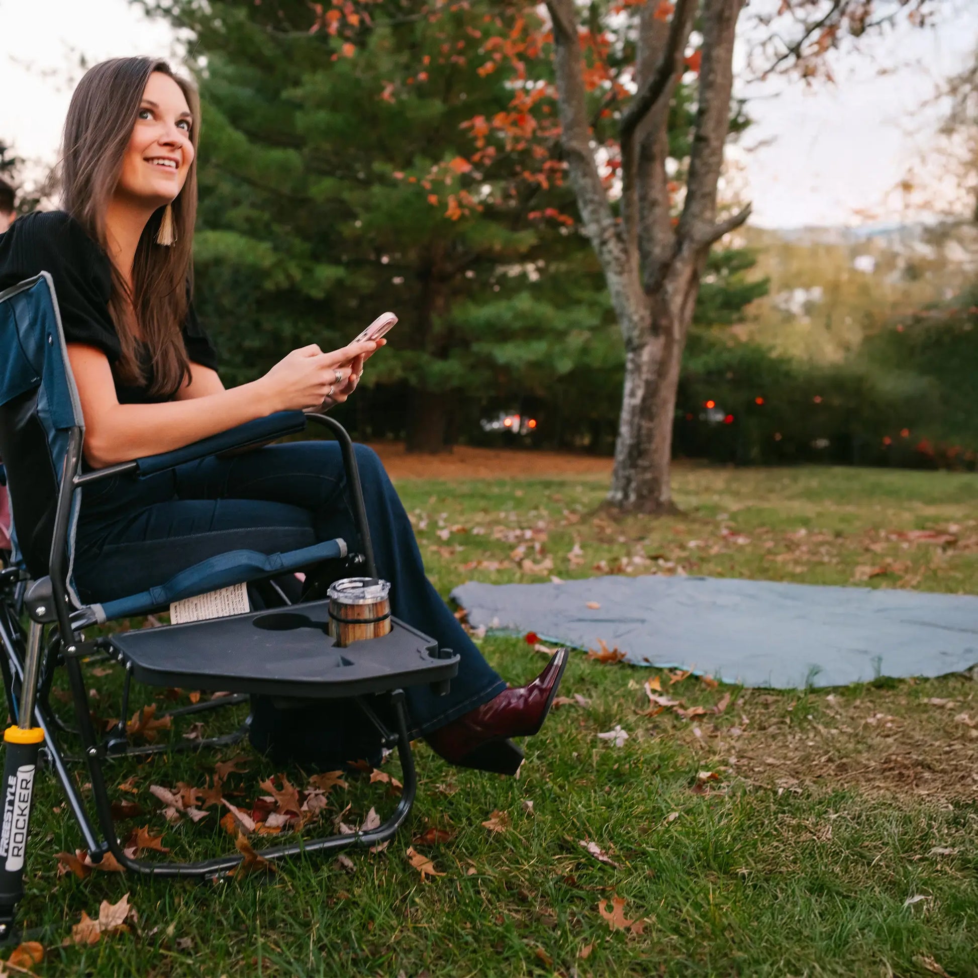 Freestyle Rocker™ with Side Table - Picnic Serve