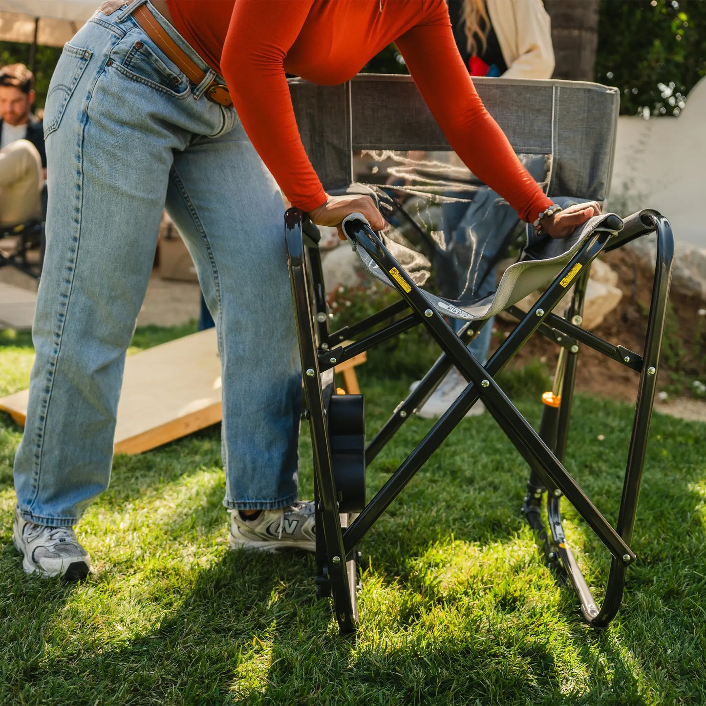 Freestyle Rocker™ with Side Table - Picnic Serve