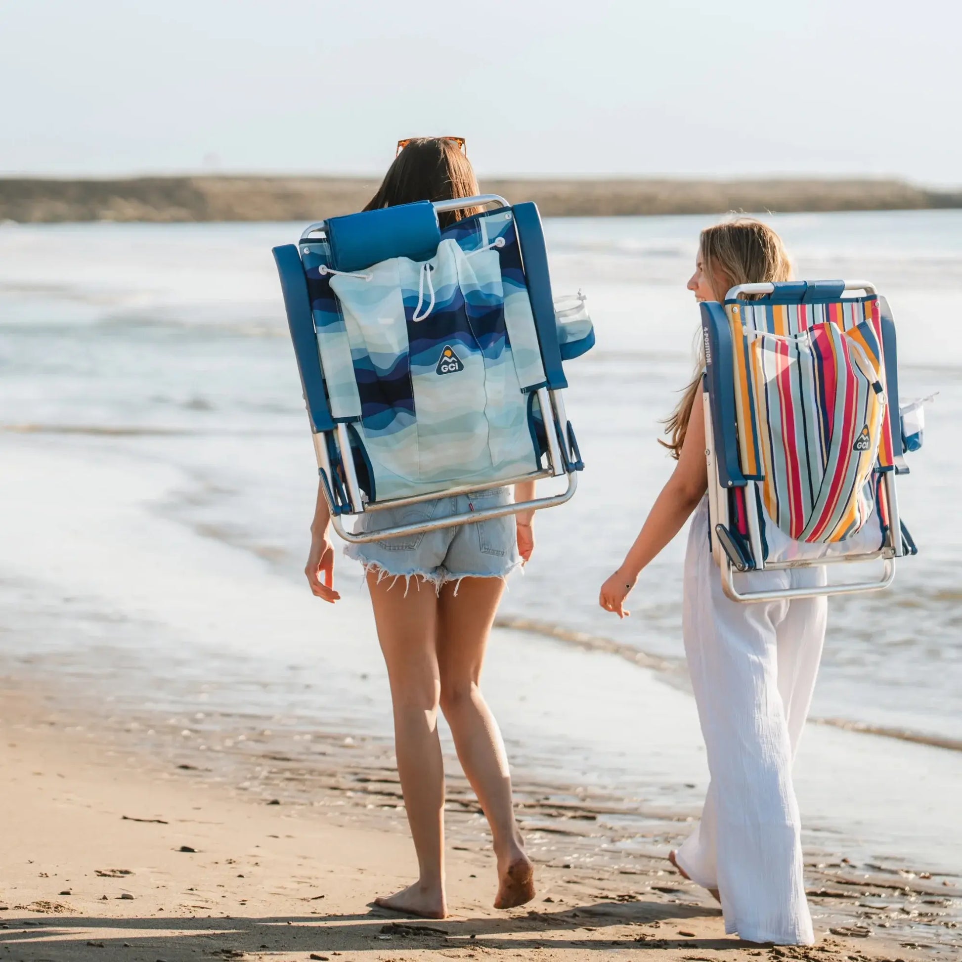 Backpack Beach Chair™ - Seaside Breeze