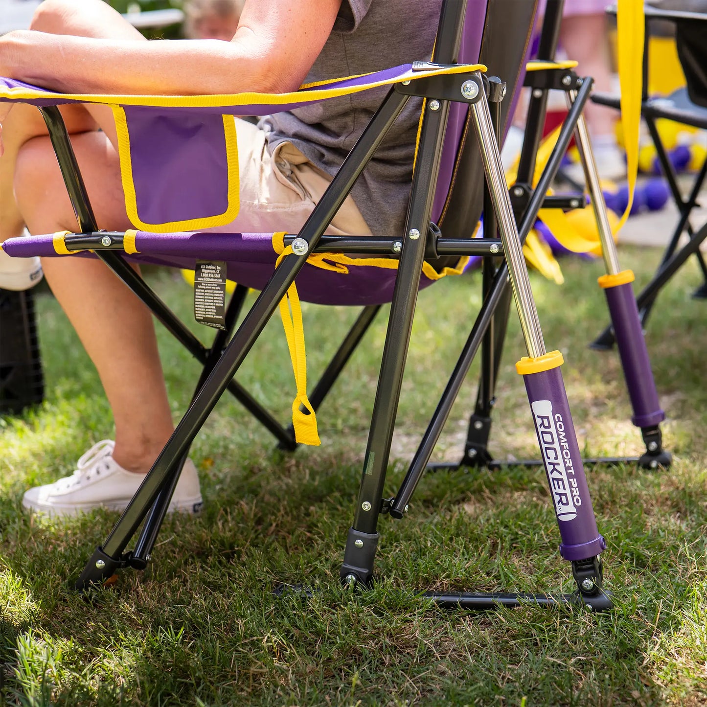 College Comfort Pro Rocker™ - LSU Tigers - Victory Lane Set