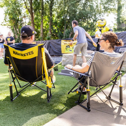 College Comfort Pro Rocker™ - Iowa Hawkeyes - Trackside Comfort