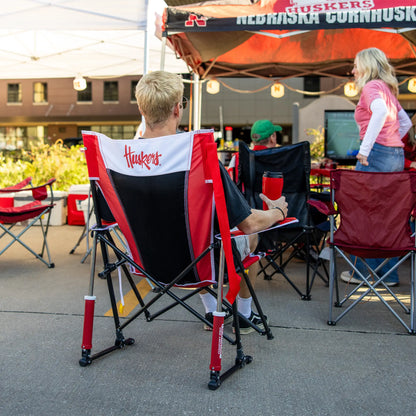 College Comfort Pro Rocker™ - Nebraska Cornhuskers - Trackside Style