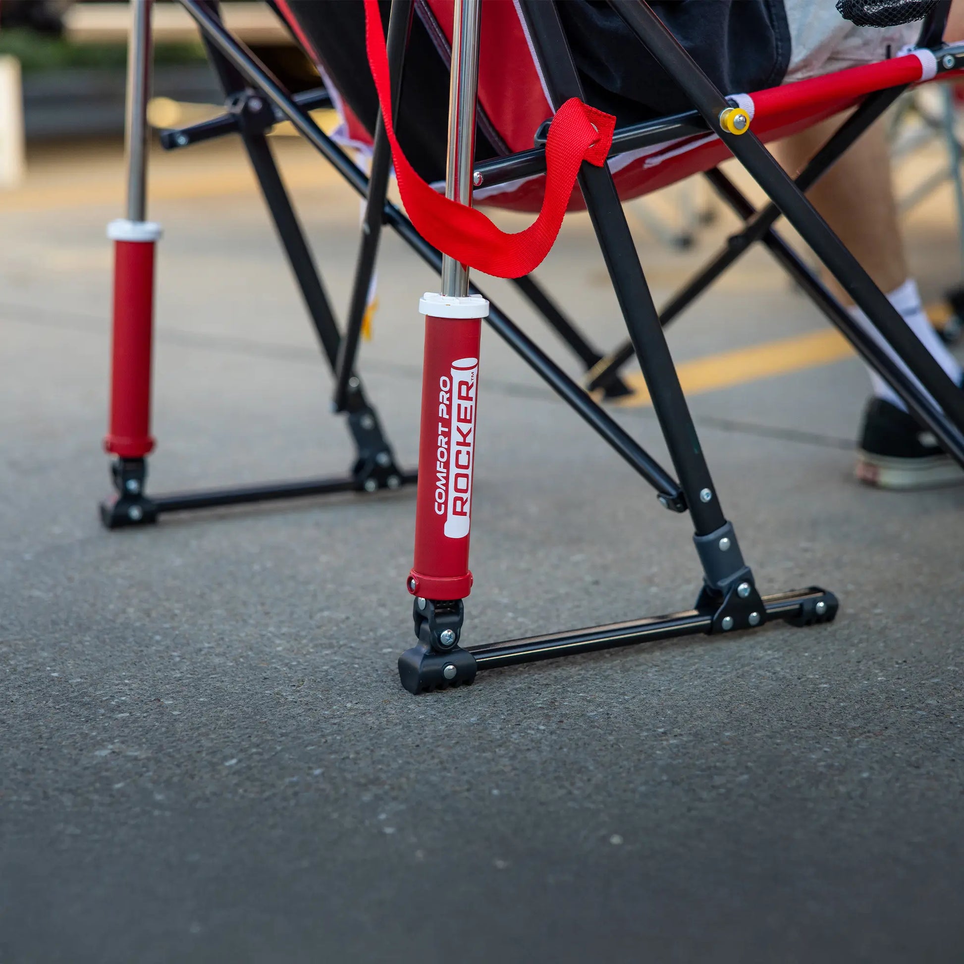 College Comfort Pro Rocker™ - Nebraska Cornhuskers - Trackside Style