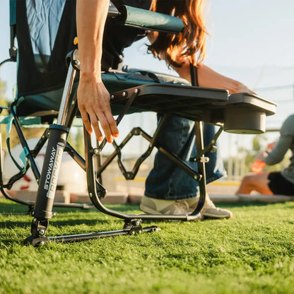 Stowaway Rocker™ with Side Table - Easy Setup