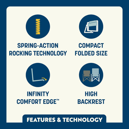 Stowaway Rocker™ with Storage Pouch - Trip Comfort