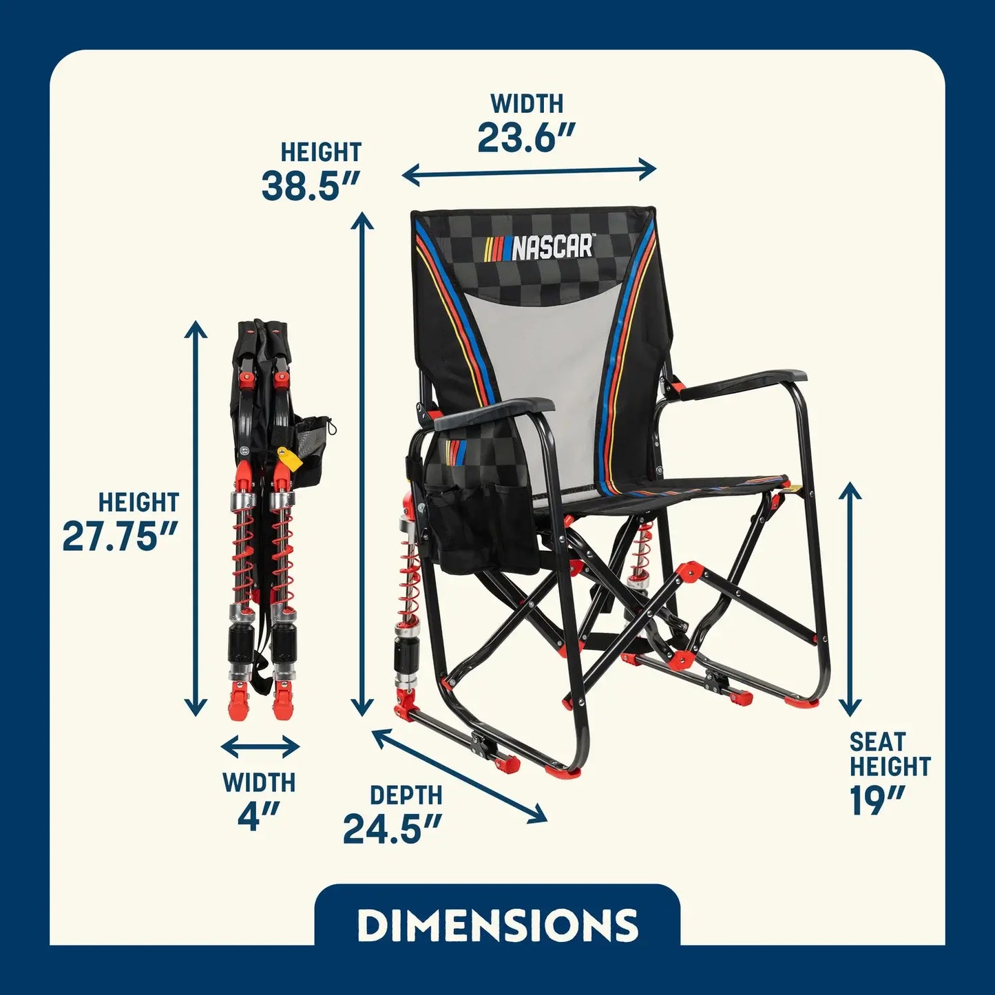 Adjustable Rocker™ - NASCAR - Game Day Style