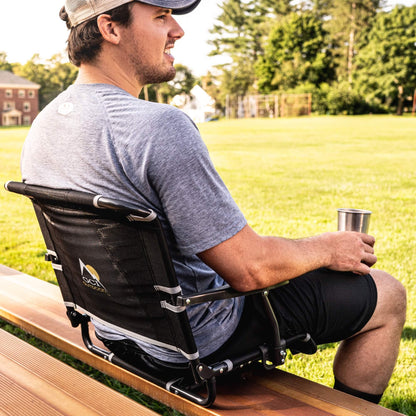 Big Comfort Stadium Chair™ with Armrests - Fan Side Ready