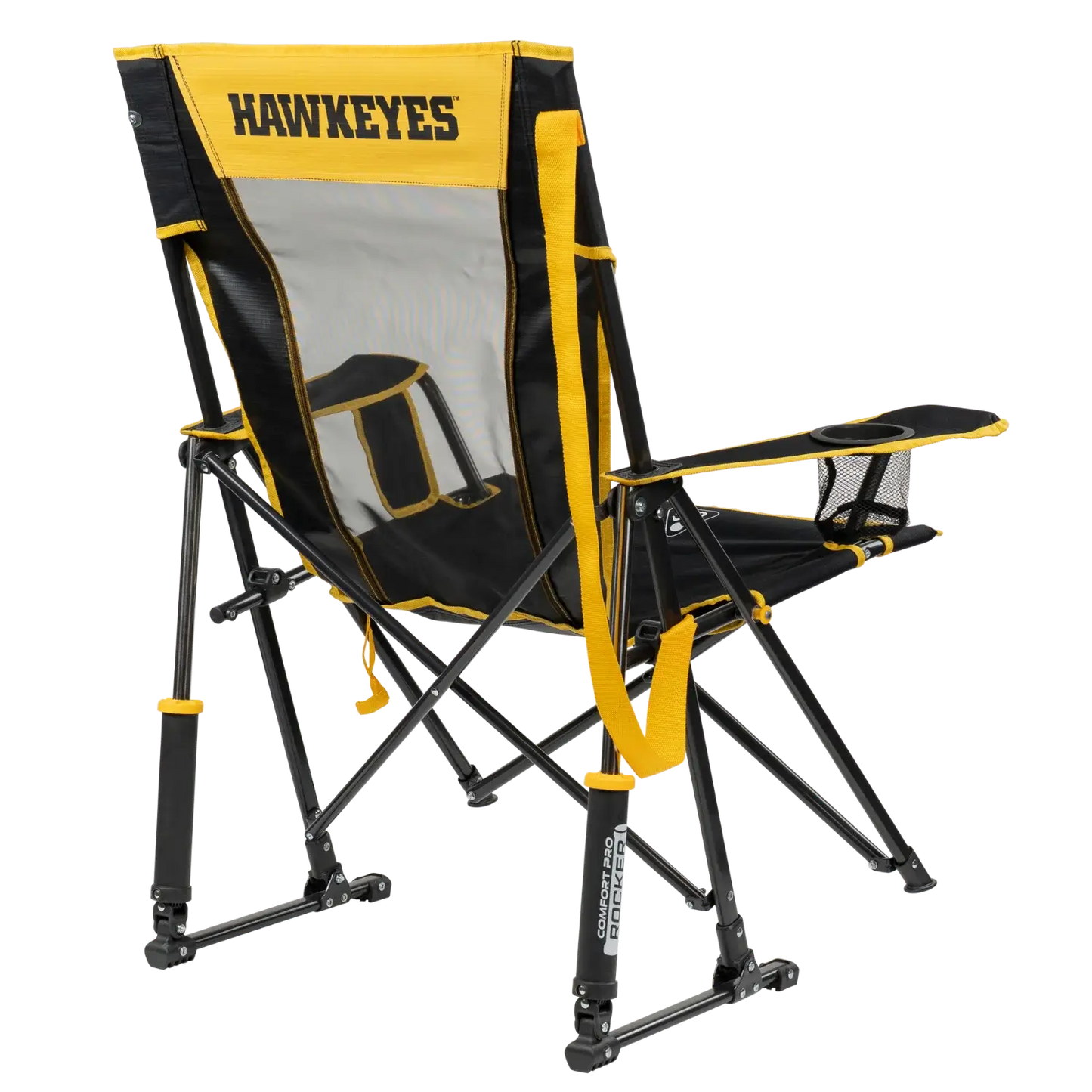 College Comfort Pro Rocker™ - Iowa Hawkeyes - Trackside Comfort