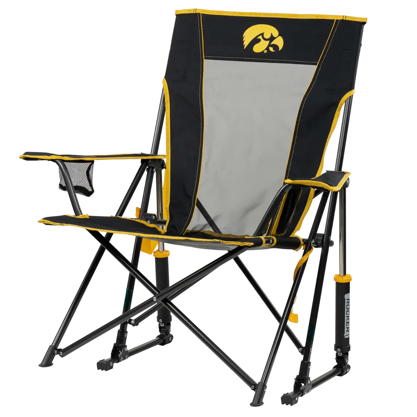 College Comfort Pro Rocker™ - Iowa Hawkeyes - Trackside Comfort