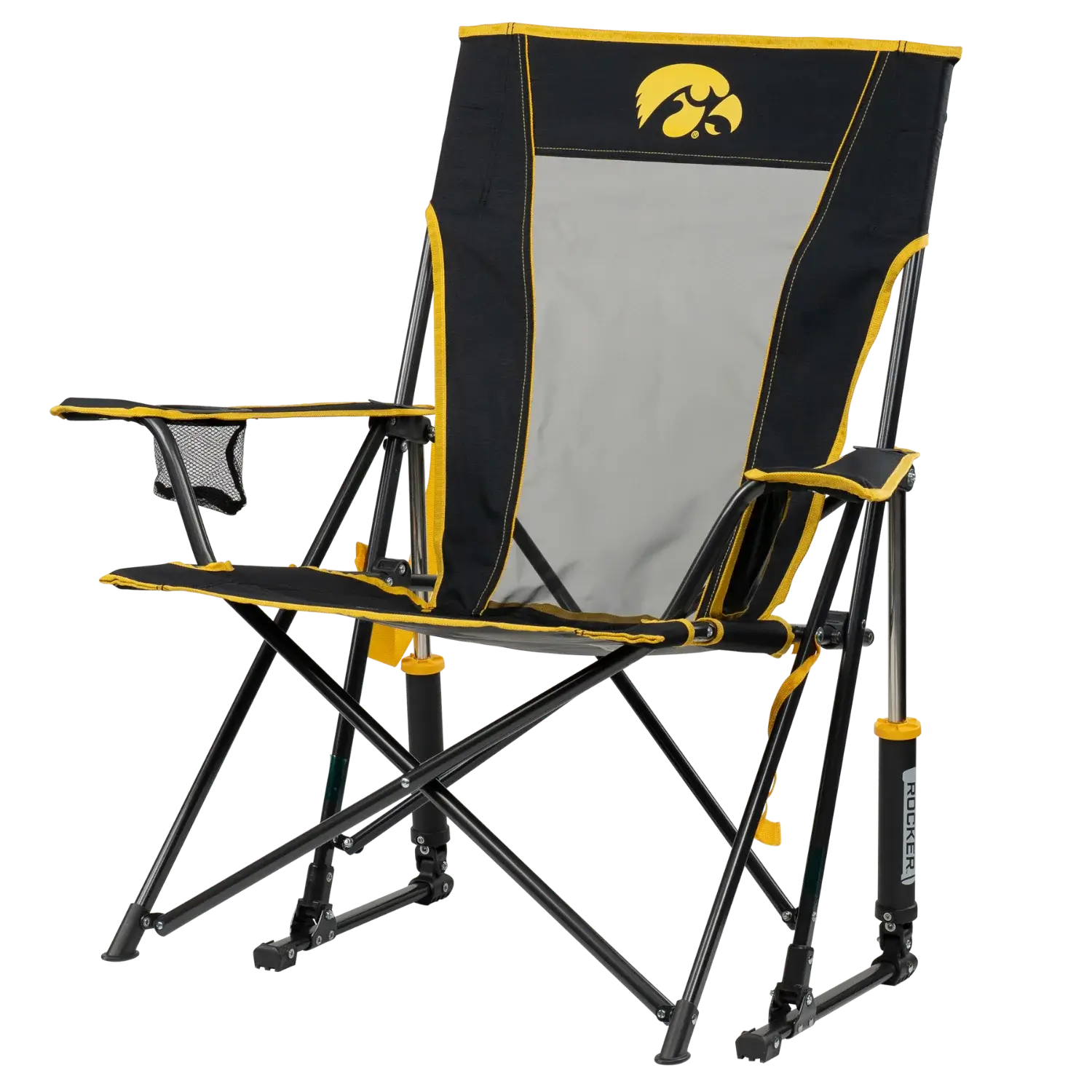 College Comfort Pro Rocker™ - Iowa Hawkeyes - Trackside Comfort