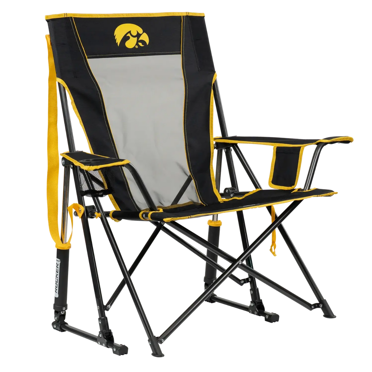 College Comfort Pro Rocker™ - Iowa Hawkeyes - Trackside Comfort
