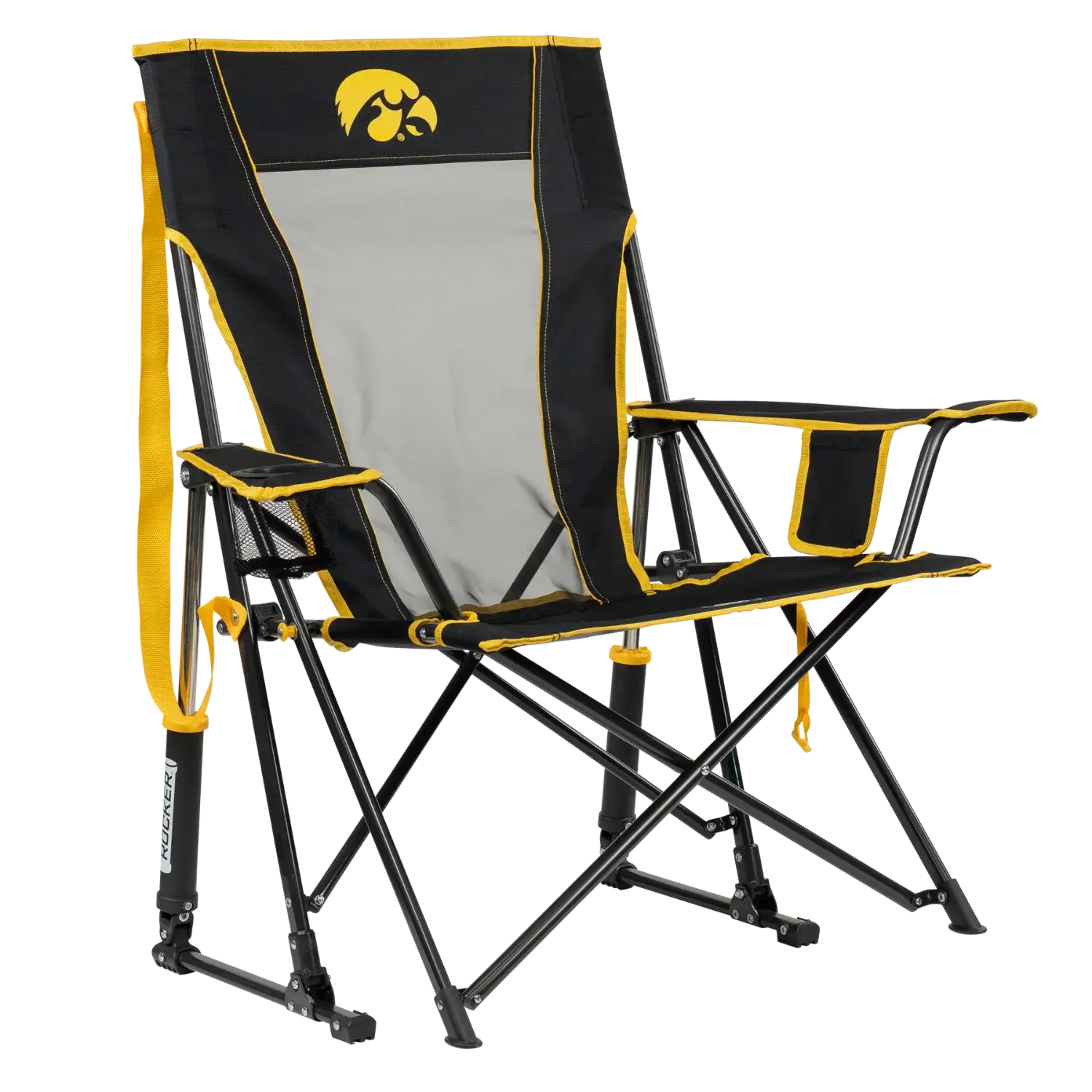 College Comfort Pro Rocker™ - Iowa Hawkeyes - Trackside Comfort