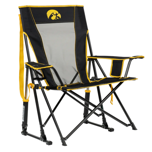 College Comfort Pro Rocker™ - Iowa Hawkeyes - Trackside Comfort