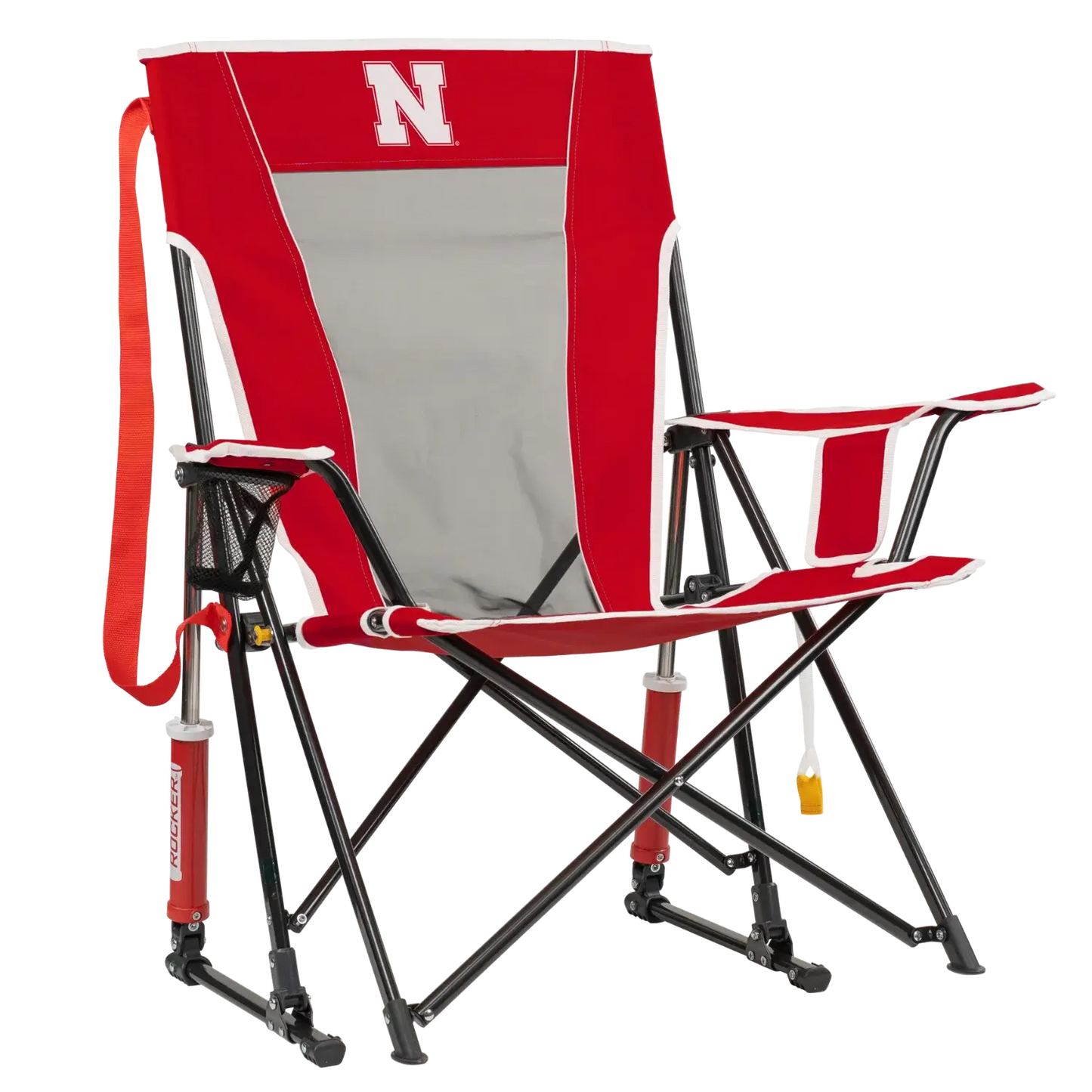 College Comfort Pro Rocker™ - Nebraska Cornhuskers - Trackside Style