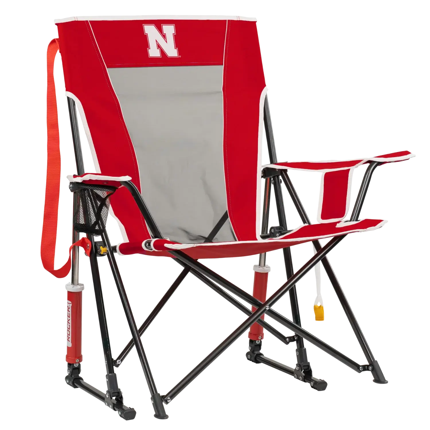 College Comfort Pro Rocker™ - Nebraska Cornhuskers - Trackside Style