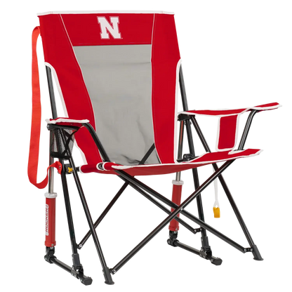 College Comfort Pro Rocker™ - Nebraska Cornhuskers - Trackside Style