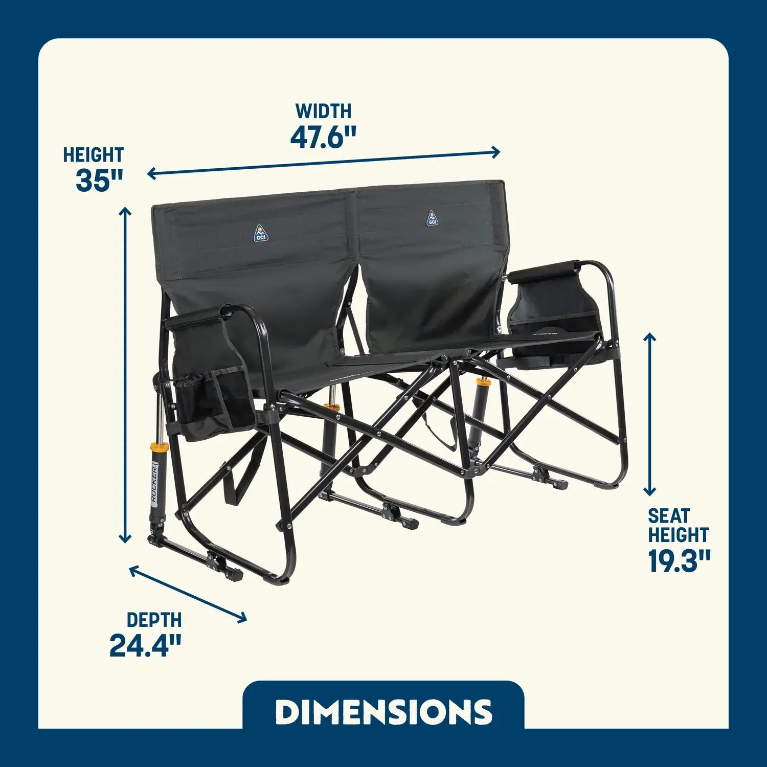 Tandem Rocker™ - Outdoor Ready
